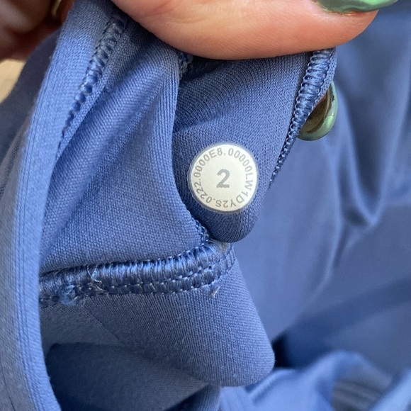 Lululemon | Lightweight High-Neck Yoga Tank Top | Water Drop Blue | Size 2 - Picture 10 of 10